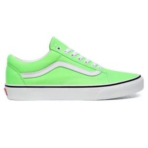 Vans Old Skool Neon Green Gecko Sneakers